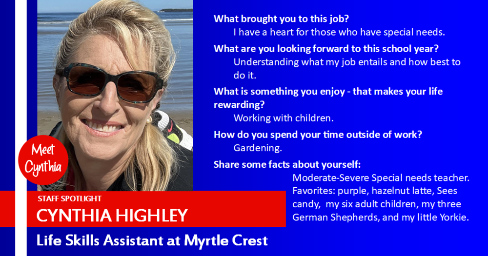 Staff Spotlight: Cynthia Highley