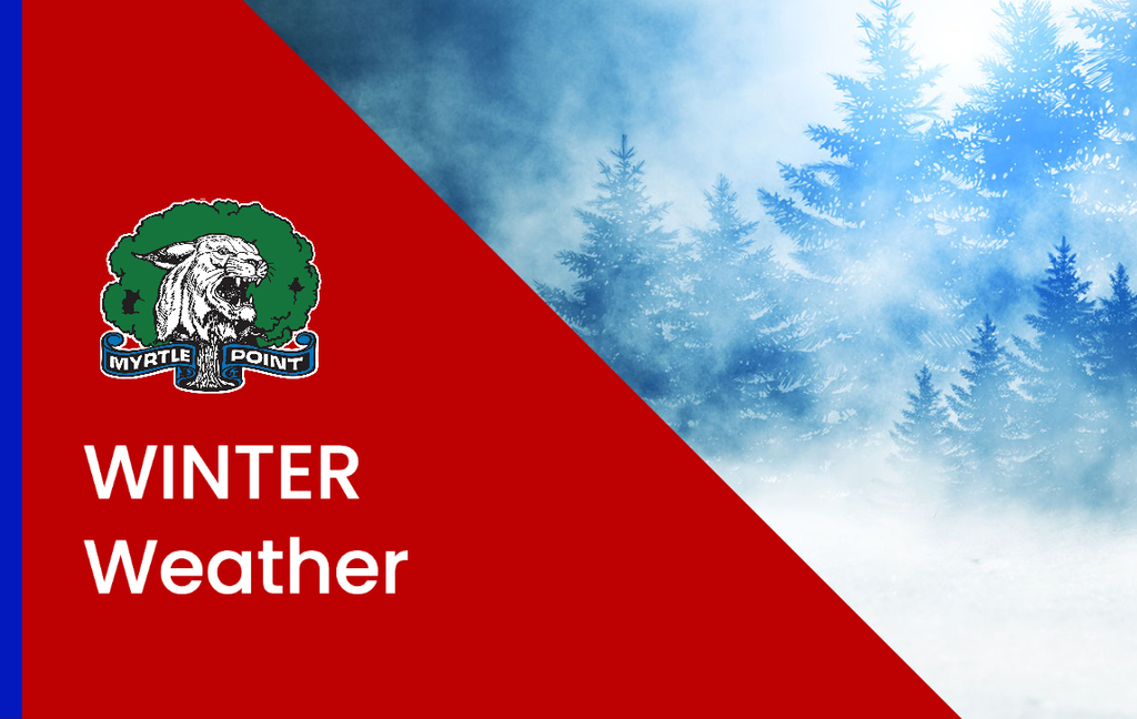 Due to freezing temperature expected in the morning, Myrtle Point School District will be on a 2 hour delay, for March 1st. Zero period at the high school will be canceled. 